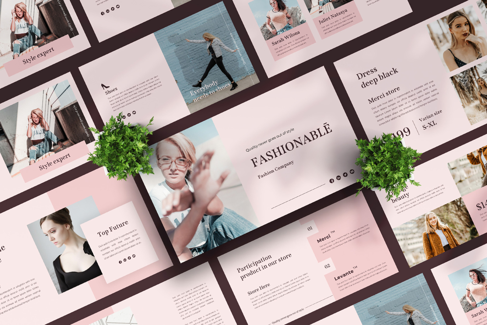 FASHIONABLĒ - Powerpoint Template