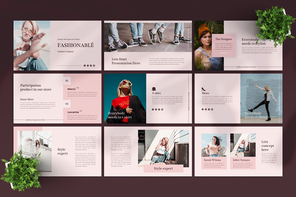 FASHIONABLĒ - Powerpoint Template FASHIONABLĒ - Powerpoint Template