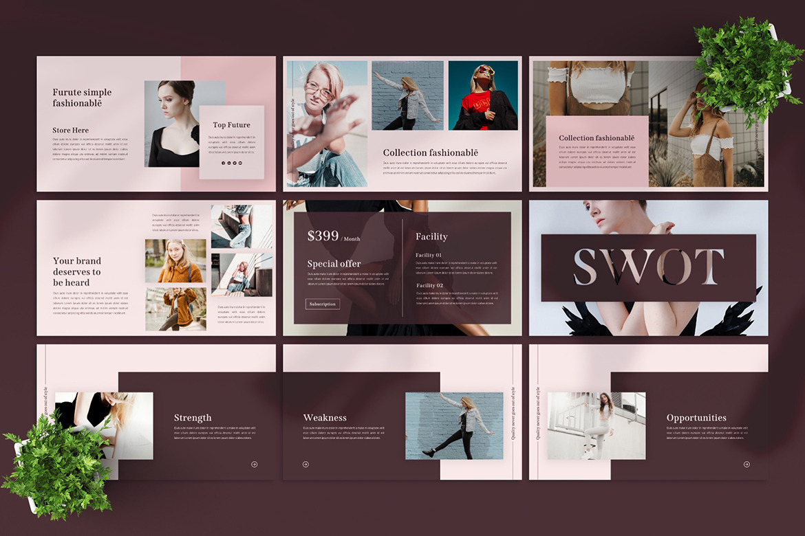 FASHIONABLĒ - Powerpoint Template