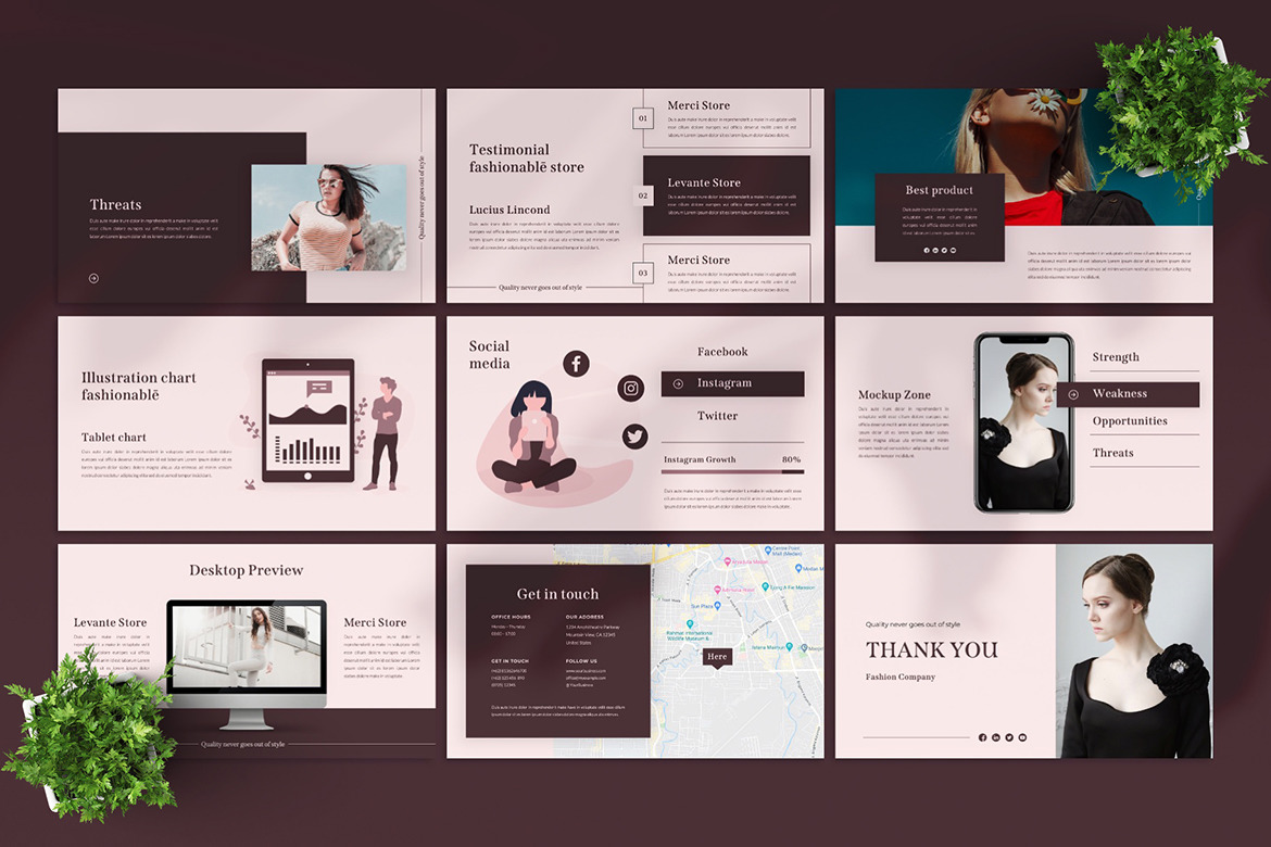 FASHIONABLĒ - Powerpoint Template