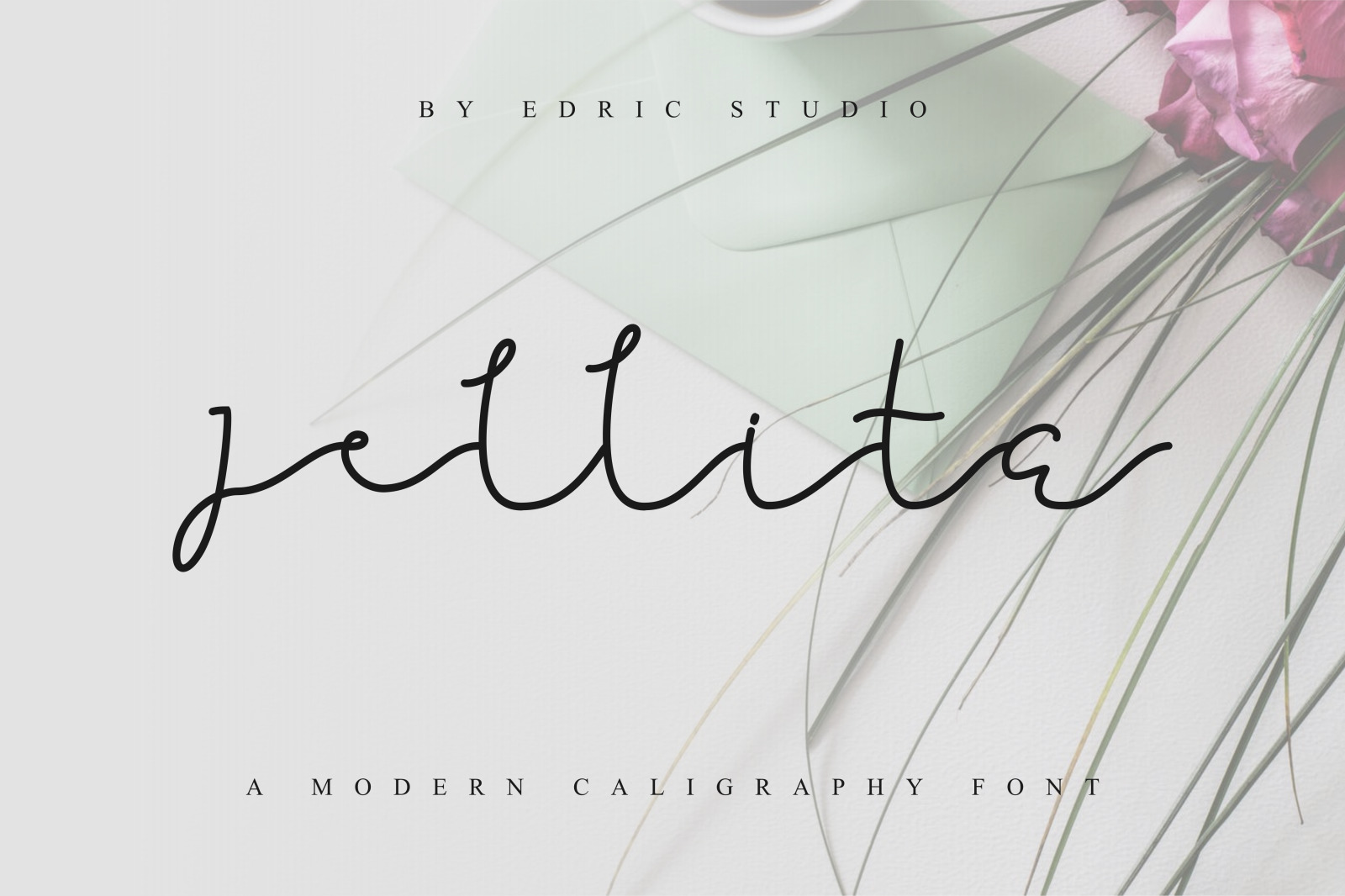 Jellita Calligraphy Font