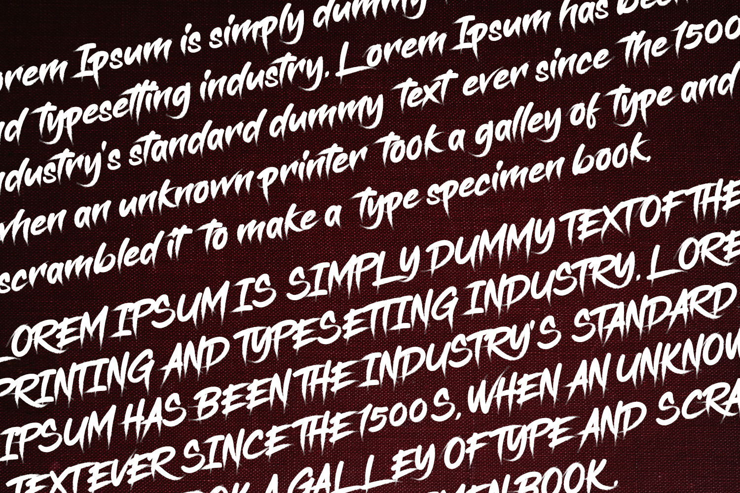 Gisbon - Brush Typeface Gisbon - Brush Typeface