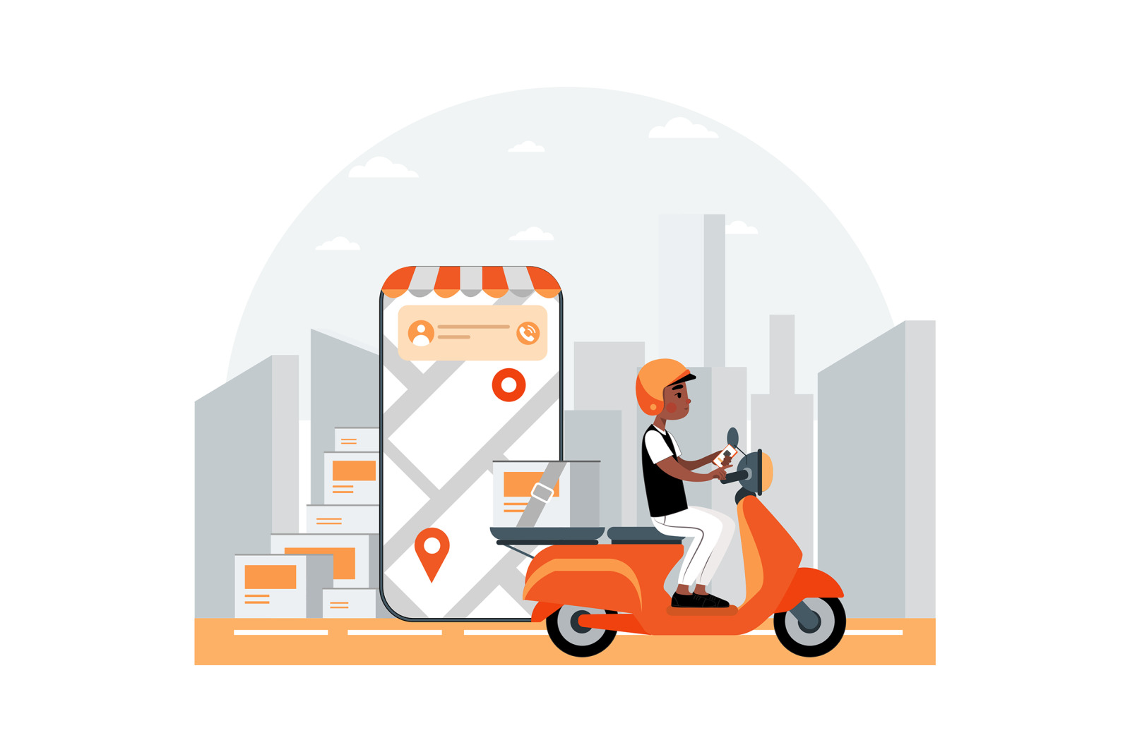 M233_Delivery Service Illustrations