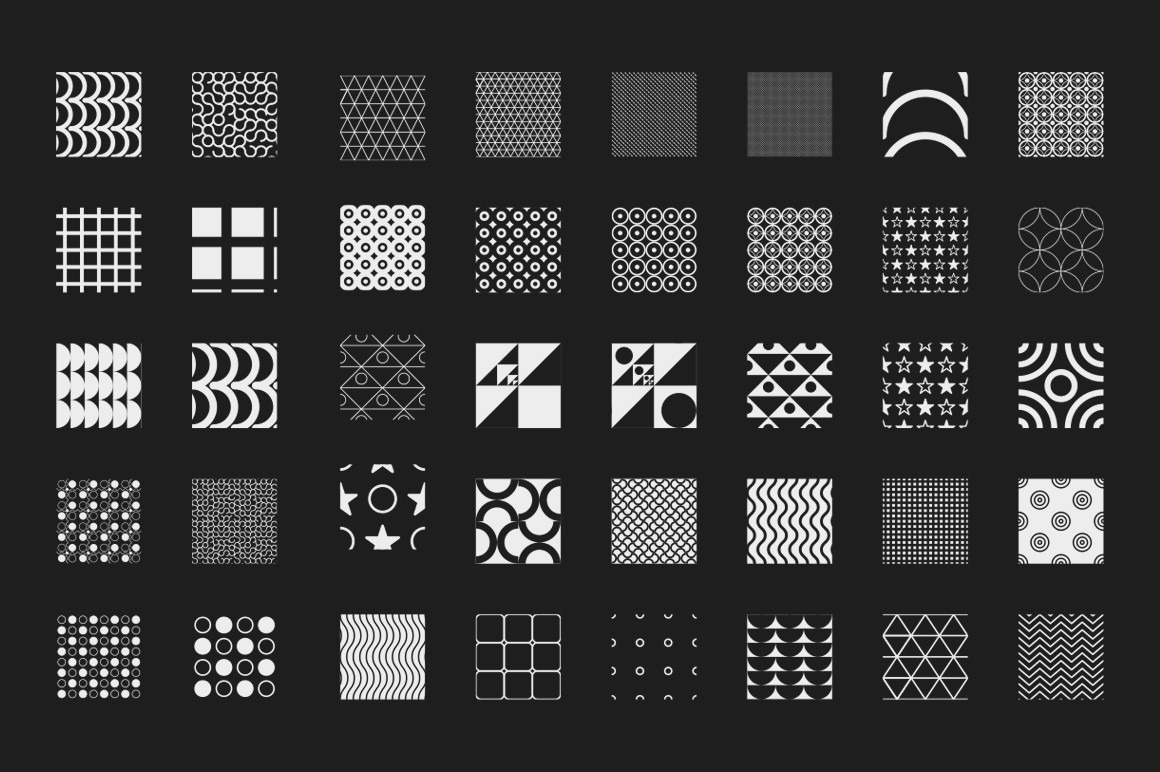 250 Geometric Seamless Patterns