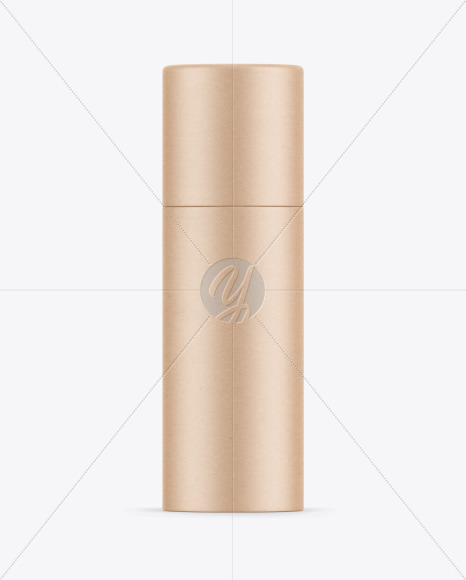 Kraft Paper Tube Mockup