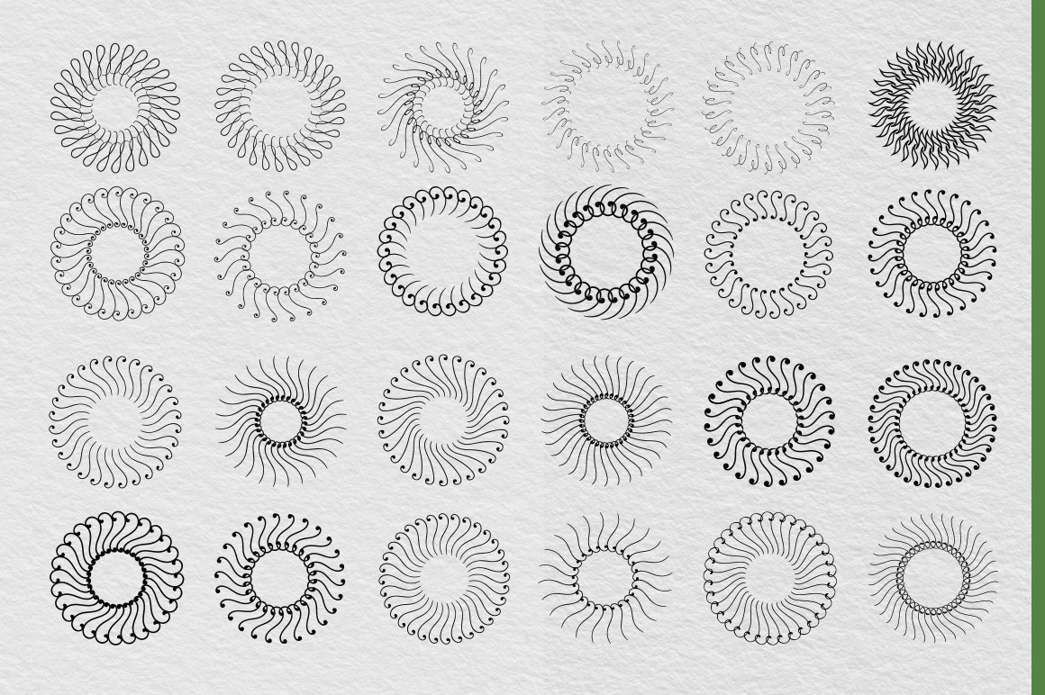 Collection of 500 Vector Mandalas