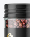 Spice Jar with Black Pepper Mockup