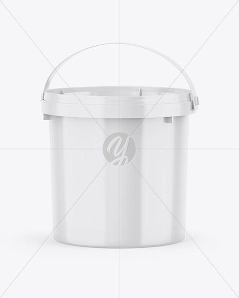 Glossy Wipes Bucket Mockup