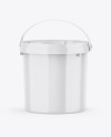 Glossy Wipes Bucket Mockup