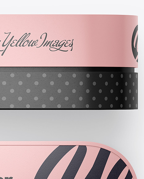 Matte Paper Carton Gift Box Mockup