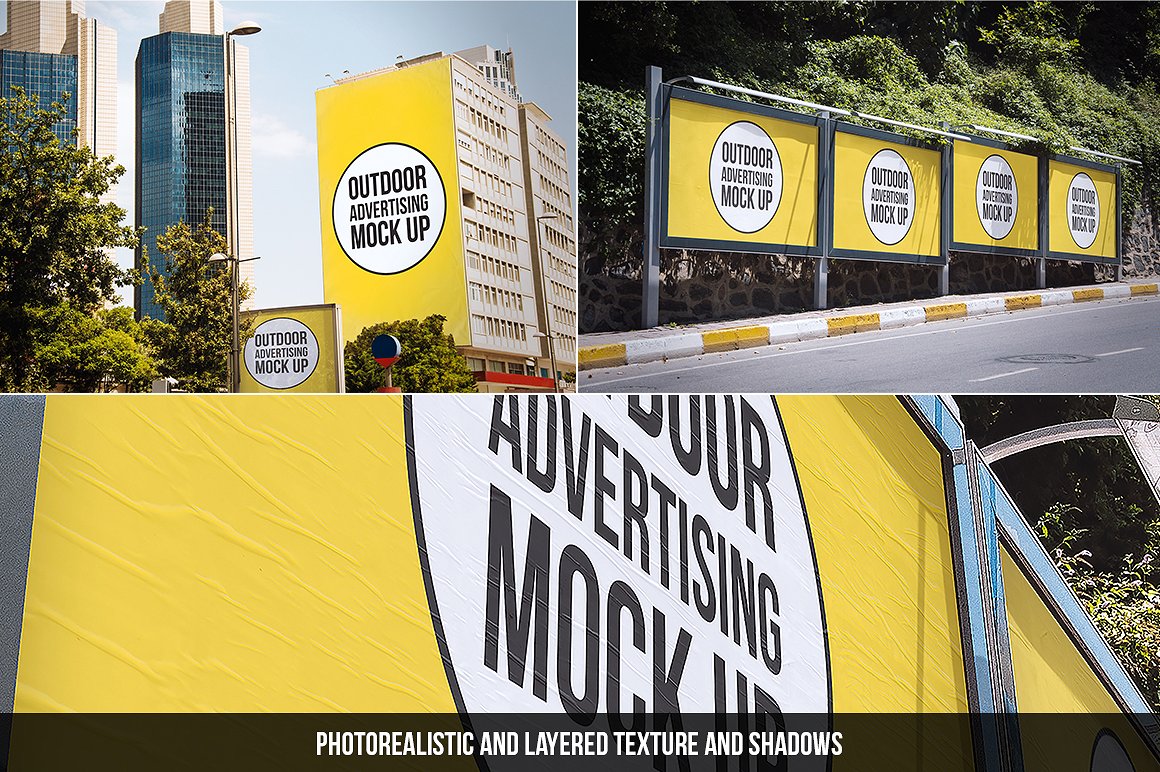 Outdoor Advertising Mock Up Outdoor Advertising Mock Up