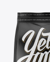 Matte Coffee Bag With Valve Mockup - Hero Shot