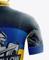 Men’s Full Cycling Kit mockup (Back View)