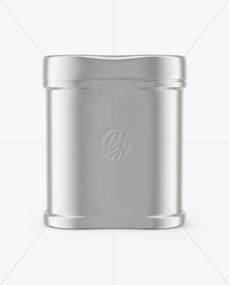 Two Spice Jars w/ Metallic Shrink Sleeve Mockup