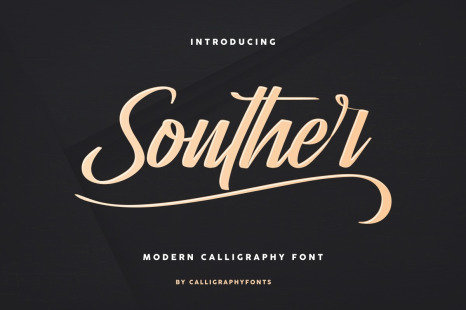 Souther Calligraphy Font - Beautiful