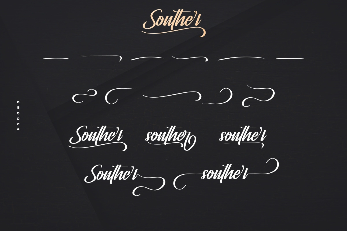 Souther Calligraphy Font Souther Calligraphy Font