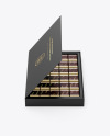Box of Chocolate Sweets Mockup
