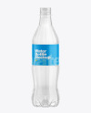 500ml Clear Plastic Drink Bottle Mockup