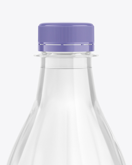 500ml Clear Plastic Drink Bottle Mockup