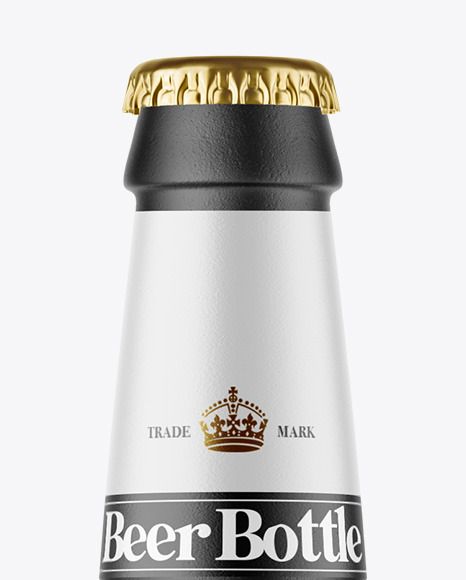 Ceramic Beer Bottle Mockup