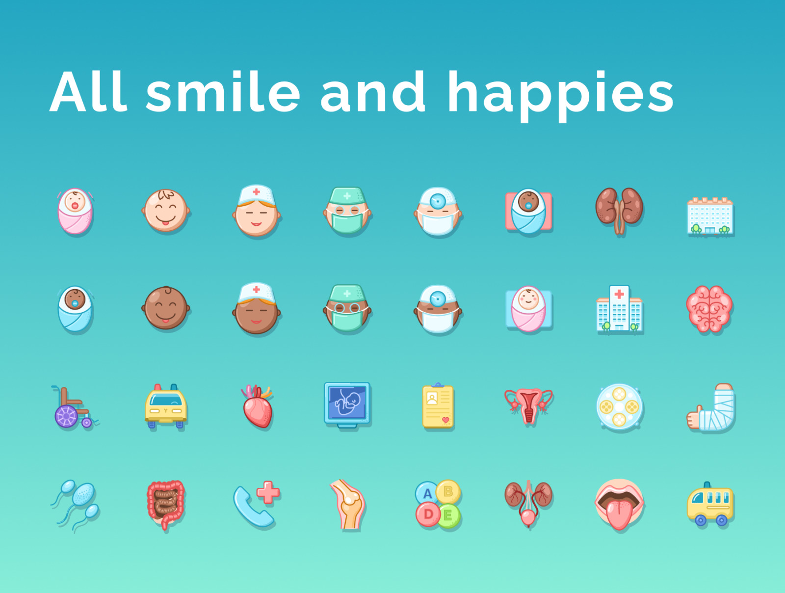 Medical & Healthcare Icons Set Medical & Healthcare Icons Set