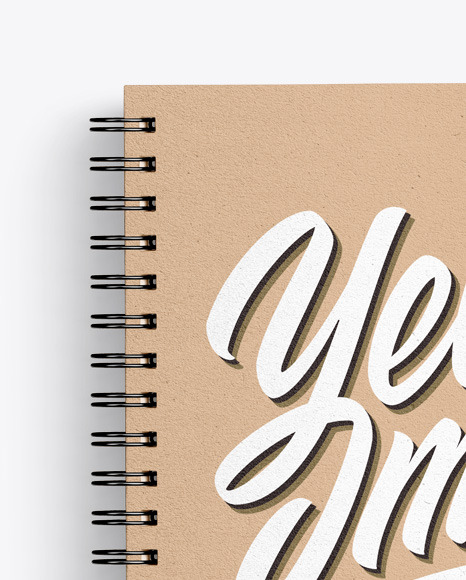 Kraft Notebook Mockup