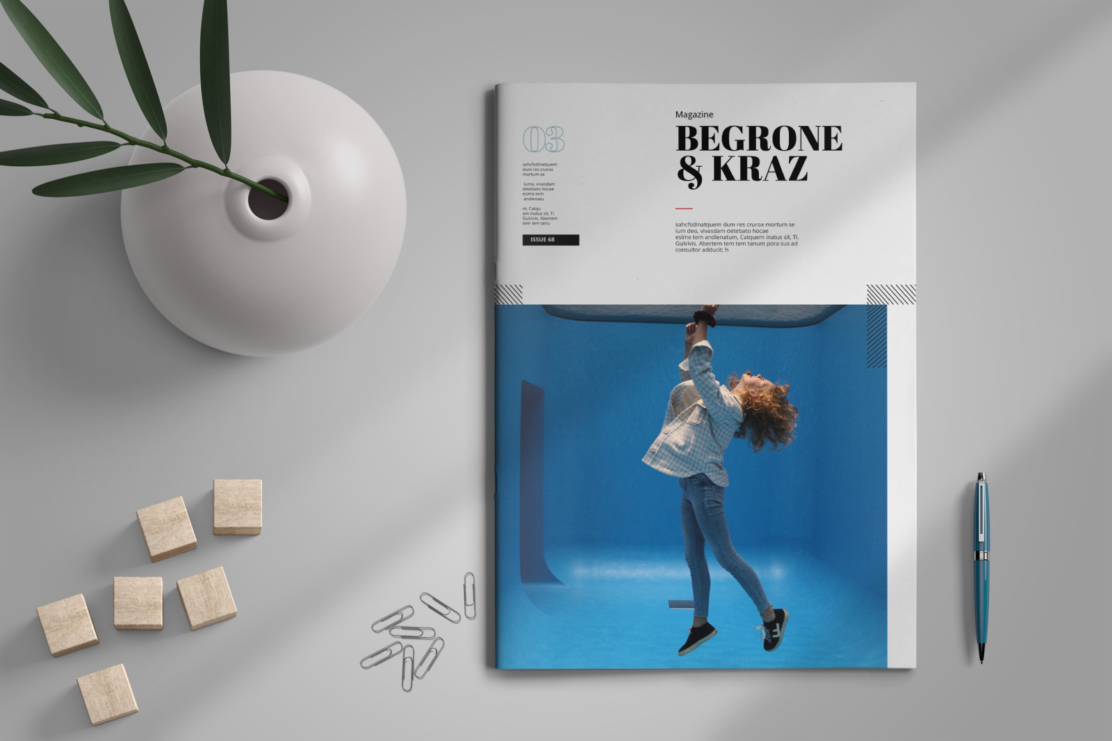 Begrone &amp; Kraz | Magazine Template