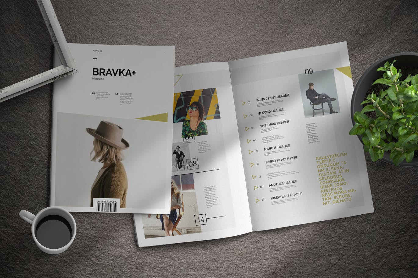 Bravka+ | magazine Template