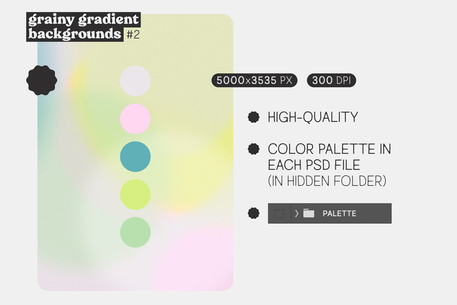 Grainy Gradient Backgrounds #2