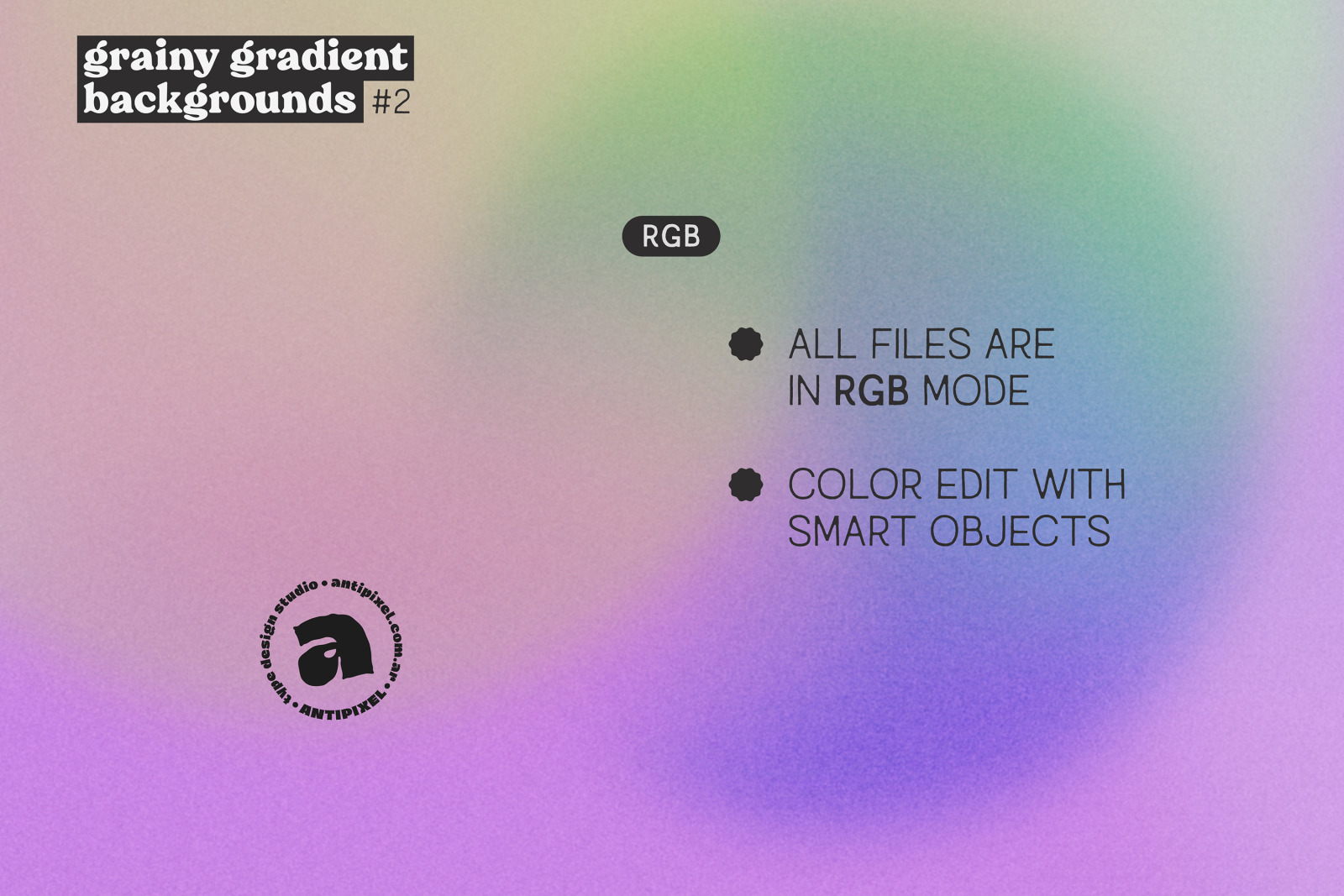 Grainy Gradient Backgrounds #2 Grainy Gradient Backgrounds #2