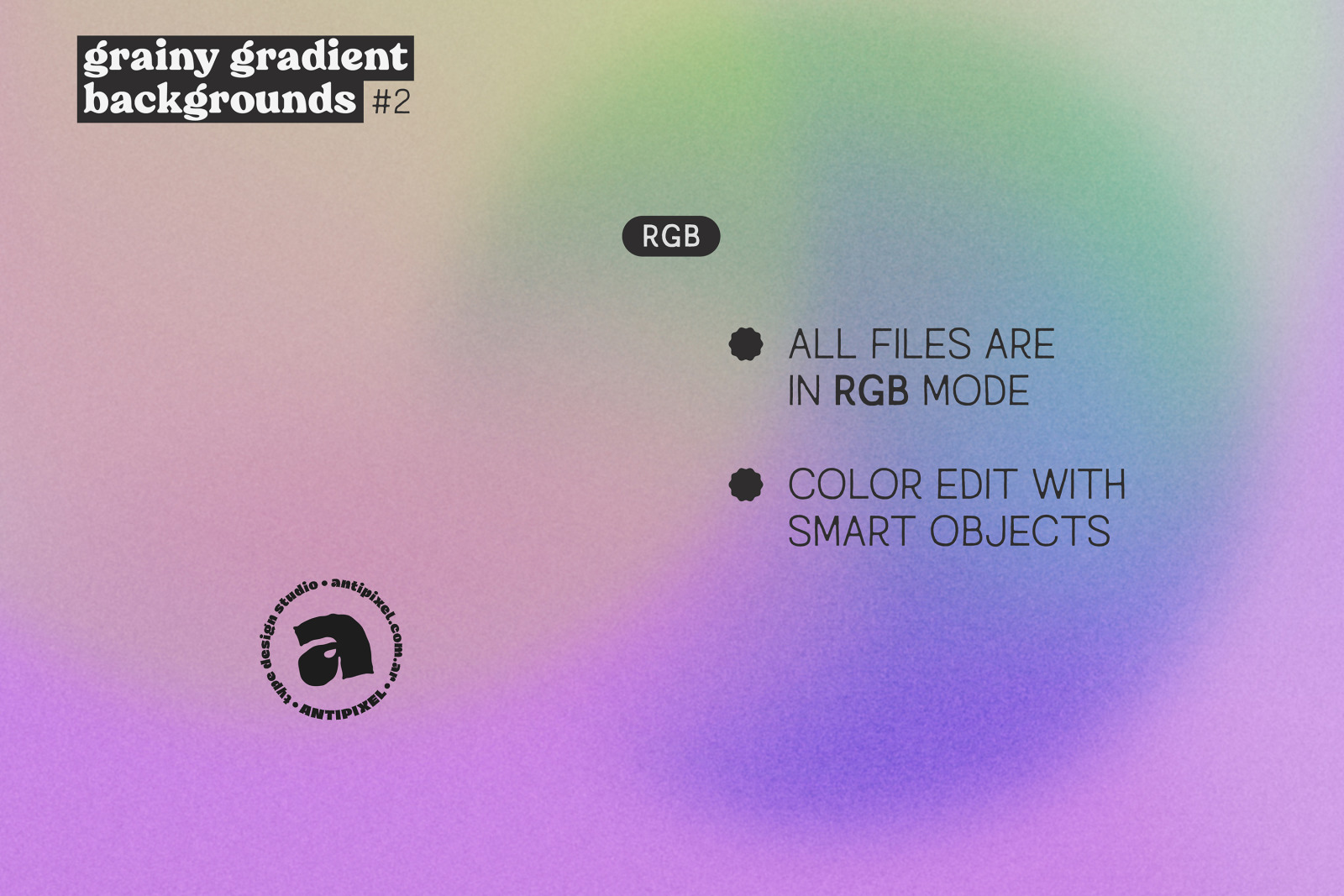 Grainy Gradient Backgrounds #2