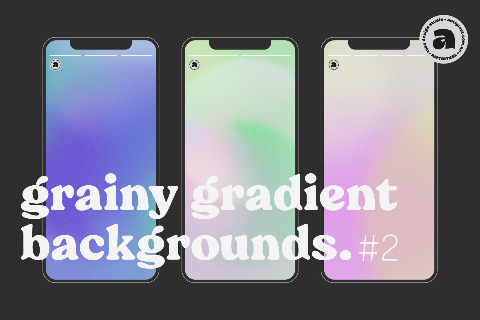 Grainy Gradient Backgrounds #2