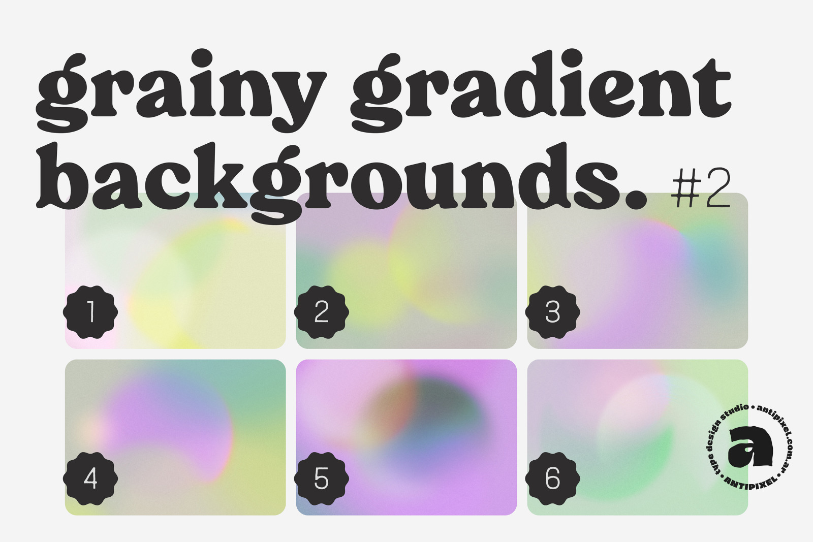 Grainy Gradient Backgrounds #2 Grainy Gradient Backgrounds #2