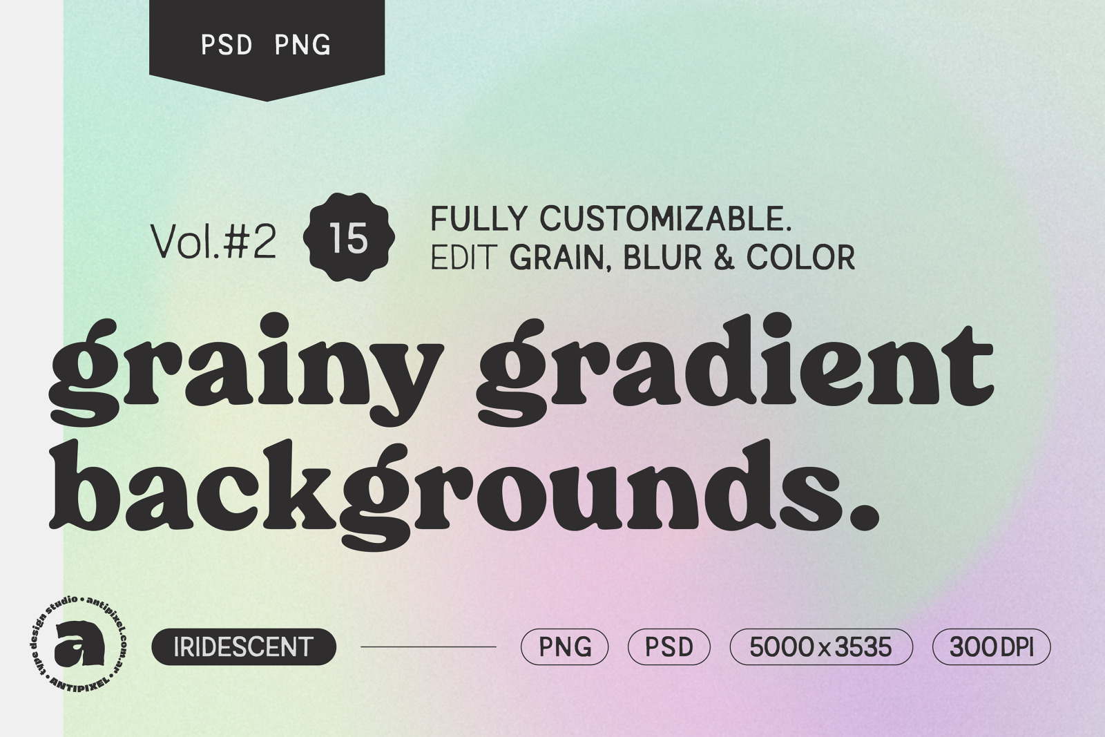 Grainy Gradient Backgrounds #2 Grainy Gradient Backgrounds #2