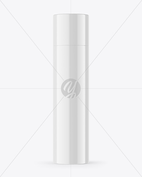 Glossy Paper Tube Mockup