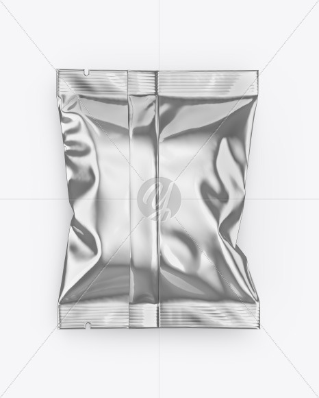 Metallic Snack Package Mockup