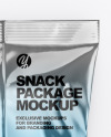 Metallic Snack Package Mockup