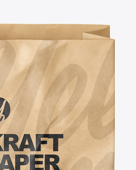 Kraft Paper Bag Mockup