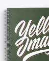 Matte Notebook With Pen Mockup