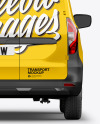 Panel Van Mockup - Back View