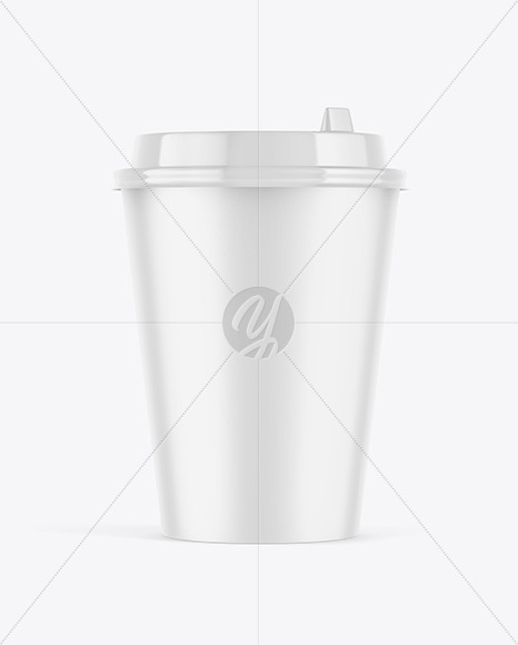 Matte Coffee Cup Mockup