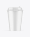 Matte Coffee Cup Mockup