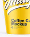 Matte Coffee Cup Mockup