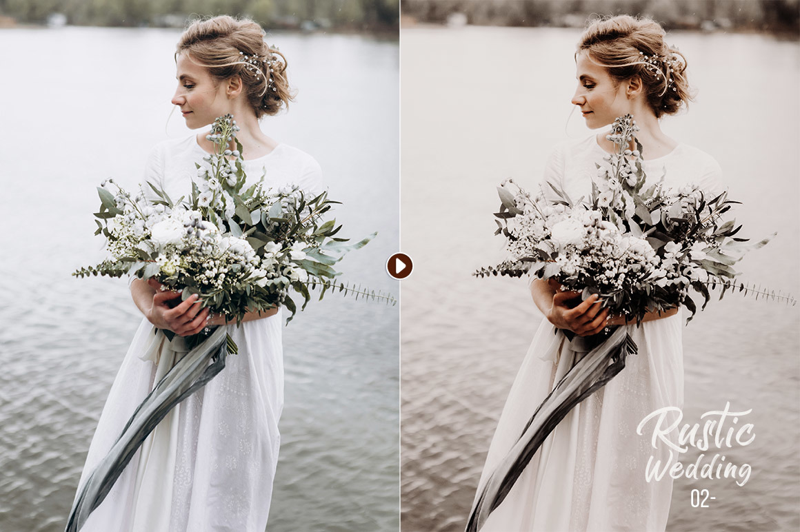 50 Rustic Wedding Presets