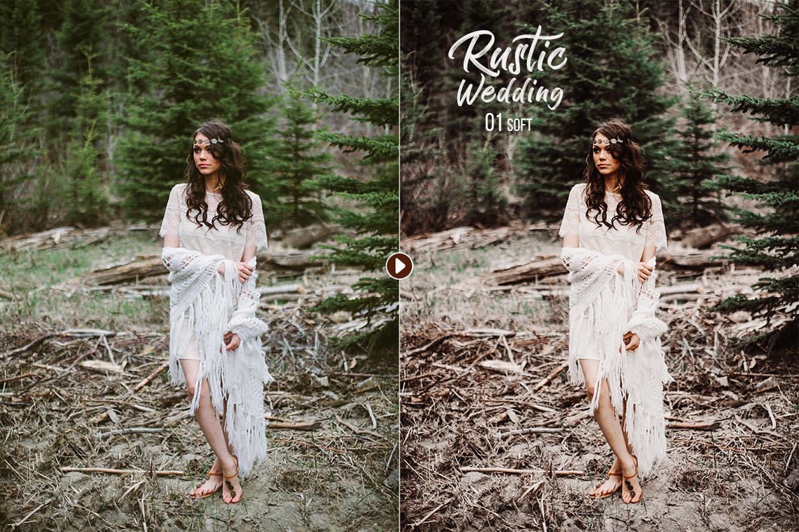 50 Rustic Wedding Presets