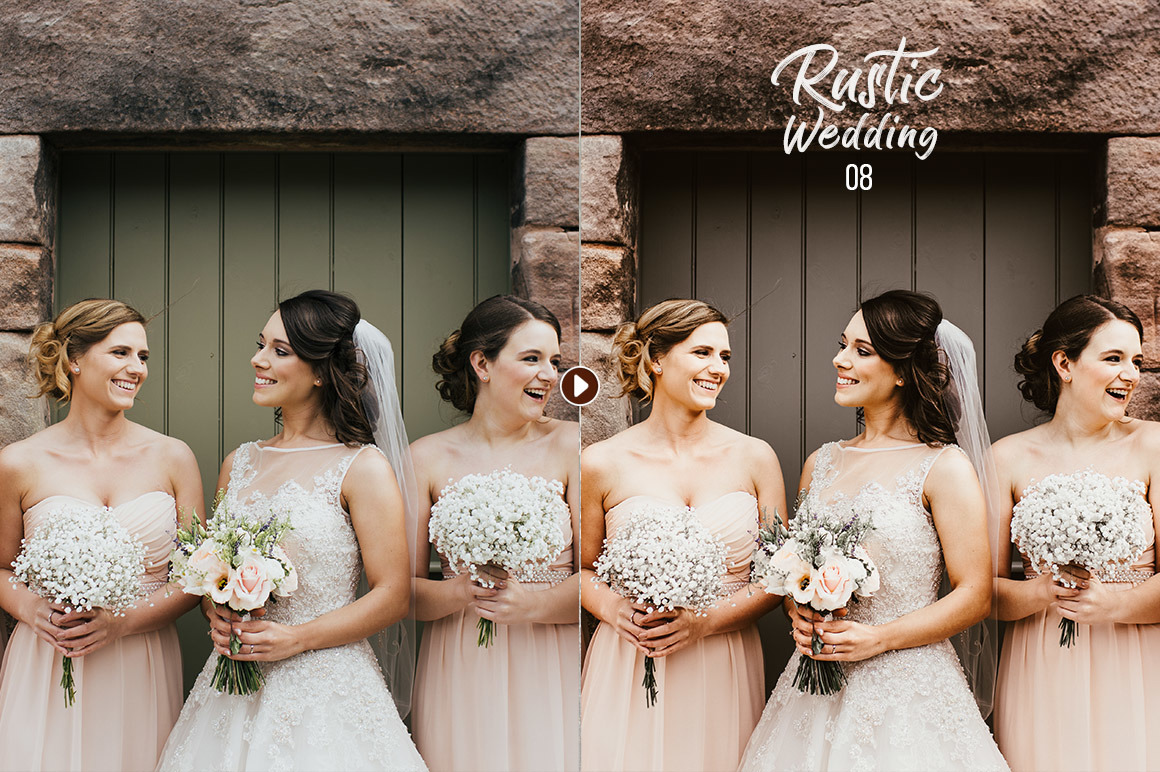 50 Rustic Wedding Presets