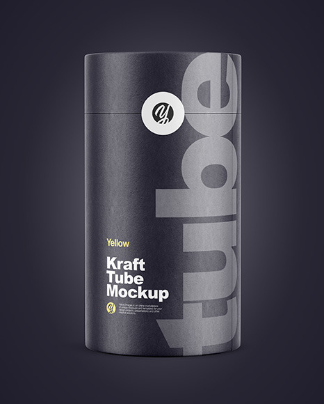 Kraft Tube Mockup