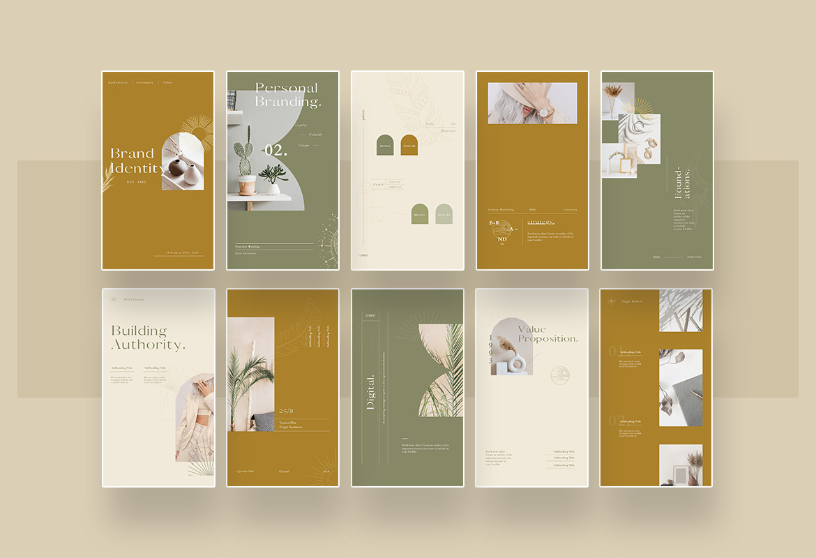 Minimalist Brand Strategy Canva