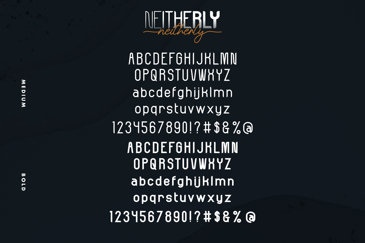 Neitherly Font Duo Neitherly Font Duo