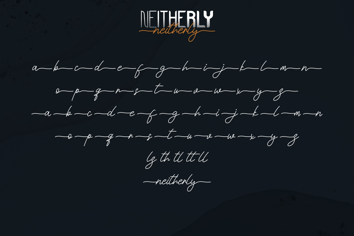 Neitherly Font Duo Neitherly Font Duo